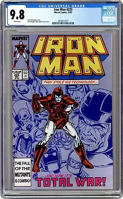 Buy Iron Man #225 CGC 9.8 1987 4018011017 • 275.70£