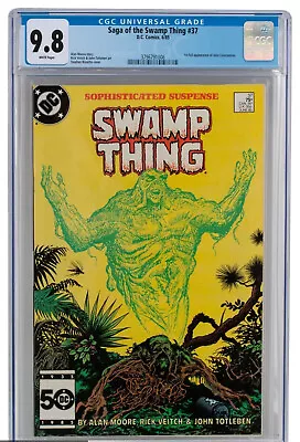 Buy Saga Of The Swamp Thing #37 CGC 9.8 DC 1985 1st John Constantine! Q5 376 Cm • 1,230.92£