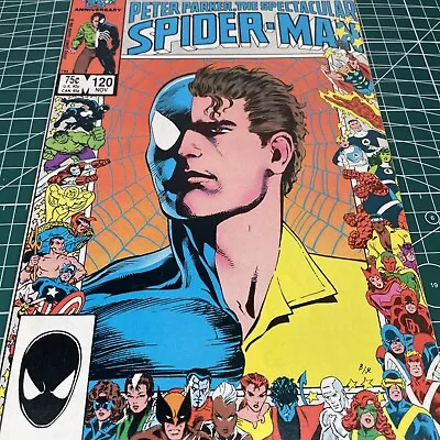 Buy Spectacular Spider-Man #120 DIRECT (1986) Marvel 25th Anniversary Mid Grade • 4.57£