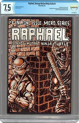 Buy Raphael Teenage Mutant Ninja Turtles #1 Eastman 1st Printing CBCS 7.5 1985 • 205.80£