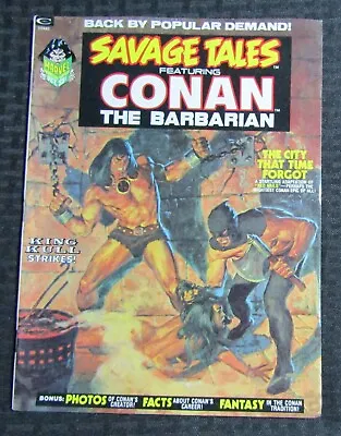 Buy 1973 SAVAGE TALES CONAN Magazine #2 FN 6.0 Barry Smith / Red Nails • 15.75£