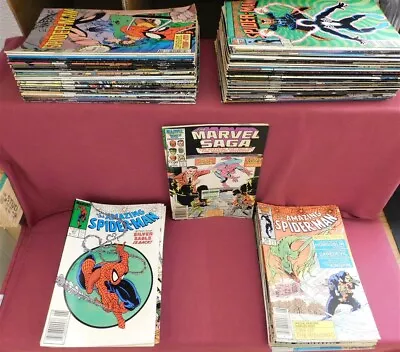 Buy Amazing Peter Parker Spectacular Web Of Spider-man Newsstand Lot 122 Comics • 543.63£