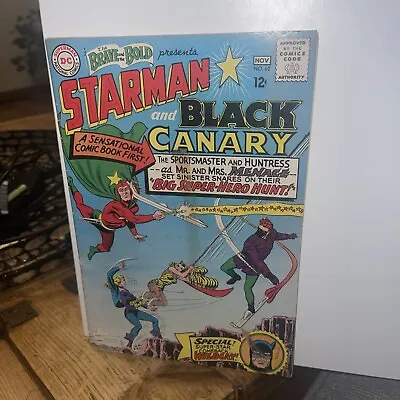 Buy The Brave And The Bold  62 (1965) 1st Silver Age Wildcat  Starman Black Canary • 16.31£