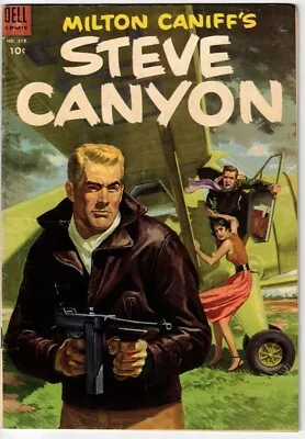 Buy STEVE CANYON # 1 / FOUR COLOR # 519 (DELL) (1953) MILTON CANIFF & B OVERGARD Art • 10.83£