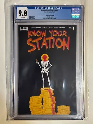 Buy 💰Know Your Station #1 Comic💰CGC 9.8 MINT💰Carey Variant💰BOOM!💰FREE SHIPPING • 62.12£