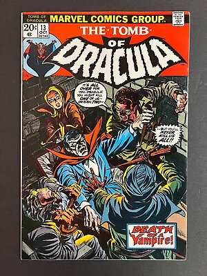 Buy Tomb Of Dracula #13 Marvel Comics 1973 FN/VF • 93.19£