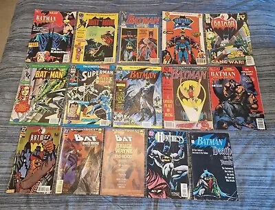 Buy Vintage Retro Bundle Of 15 MARVEL BATMAN Comic Books Magazines - 30ish Years Old • 8.50£