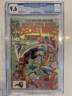 Buy Marvel Super Heroes Secret Wars #3 CGC 9.6 (Marvel 1984)  1st Volcana & Titania! • 50.48£