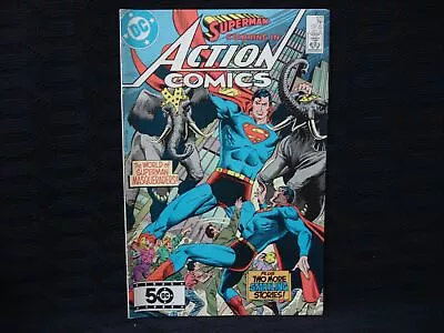Buy ACTION COMICS #572 THE WORLD OF SUPERMAN MASQUERADERS! OCT 1985 1st MARK WAID  • 19.41£