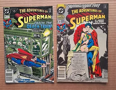 Buy Adventures Of Superman #481 & Annual #3 DC Comic Comic Lot • 2.91£