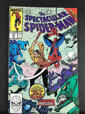 Buy Spectacular Spider-Man 147 Marvel 1987 1st Appearance Of Demonic Hobgoblin VF/NM • 7.76£