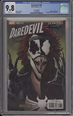 Buy Daredevil #26 - Cgc 9.8- Venomized Typhoid Mary - Low Cgc Census! • 62.90£