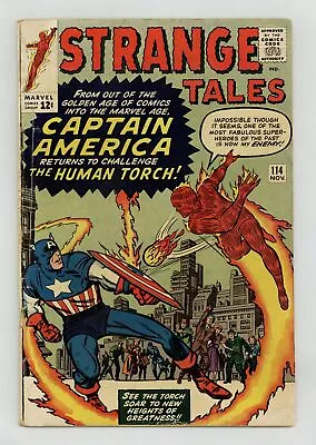 Buy Strange Tales #114 GD 2.0 1963 1st Post-Golden Age Captain America (disguised) • 68.34£