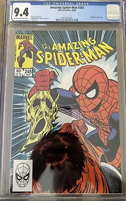 Buy The Amazing Spider-Man #245 (Oct 1983, Marvel) CGC 9.4 (Off White - White) • 38.83£