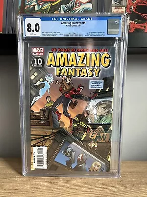 Buy Amazing Fantasy #15 - 1st Appearance Of  Amadeus Cho - CGC 8.0 Brawn Total Hulk • 55£