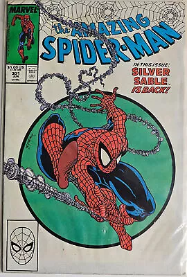 Buy Amazing Spider-Man #301 - Vol. 1 (06/1988) - Vs Silver Sable. VF - Marvel • 47.41£