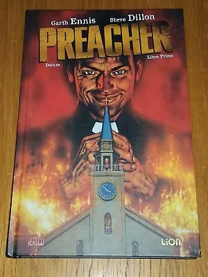 Buy Preacher Deluxe Libro Primo #1 Garth Ennis Steve Dillon Vertigo Hardback < • 21.99£