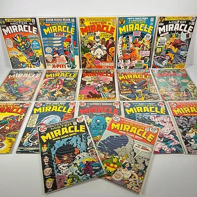 Buy Mister Miracle DC Jack Kirby No. 1-16 & 18 Comic Book 1971 Set Lot (VG/VF) • 465.93£