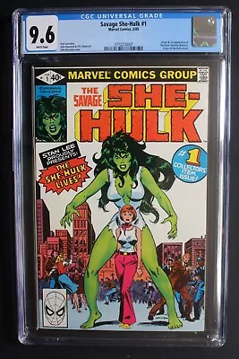 Buy Savage She-Hulk #1 Origin 1st Jennifer Walters 1980 GGA Marvel TV Series CGC 9.6 • 123.48£