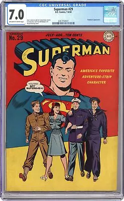 Buy Superman #29 CGC 7.0 1944 4367054001 • 1,592.05£
