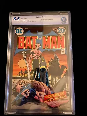 Buy Batman 244 CBCS 8.5 Early Ra’s Al Ghul High Grade Make An Offer • 427.13£