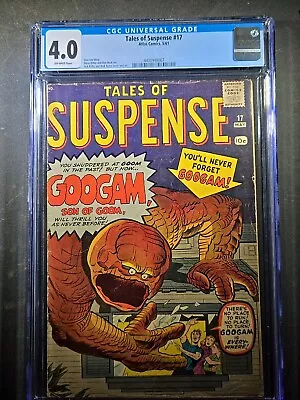 Buy 1961 TALES Of SUSPENSE #17 - Kirby & Ditko Art - Marvel - CGC 4.0 • 154.55£