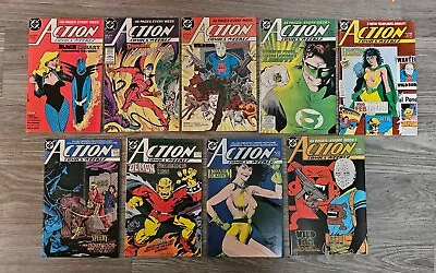 Buy Action Comics #609 610 615 634 636 637 638 639 & 640 DC Comics Lot 1988 VF-NM  • 32.61£