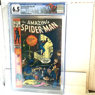 Buy Amazing Spider-Man #96 CGC 6.5 Custom Spidey Label No CCA • 69.89£