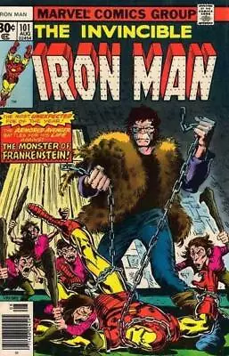 Buy Iron Man (1968) # 101 (5.0-VGF) Frankenstein's Monster 1977 • 9£