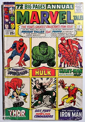 Buy Marvel Tales Annual 1, 1964 Amazing Spider-Man, Hulk, Giant-Man, Wasp, ETC • 76.88£