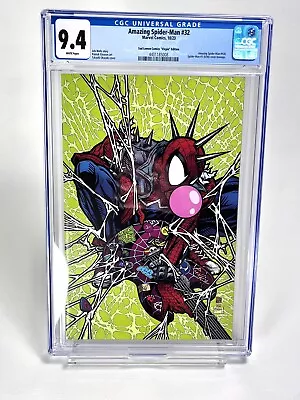 Buy Amazing Spider-man #32 Cgc 9.4 Takashi Okazaki Spider-punk Virgin Variant • 139.99£