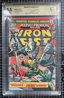 Buy Marvel Premiere #21 CBCS 3.5 Signed By Artist Arvell Jones 1St Misty Knight • 50.48£