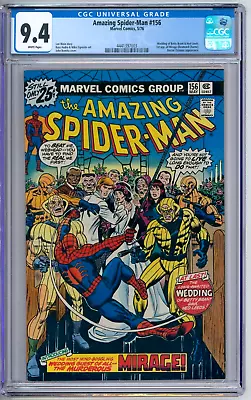 Buy Amazing Spider-Man 156 CGC Graded 9.4 NM Marvel Comics 1976 • 108.69£