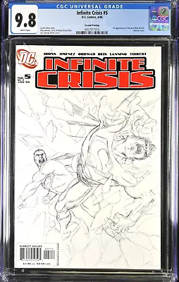 Buy Infinite Crisis #5 CGC 9.8 (2006, George Perez, DC) 💥 1st Jaime Reyes! 💥 • 54.35£