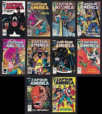 Buy Captain America #290-299 1st Black Crow/Sisters Of Sin/Mother Night Marvel 1984 • 24.85£