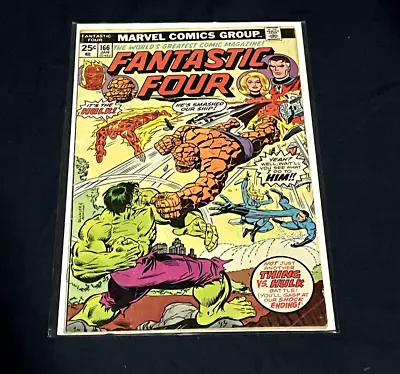 Buy Marvel Comics Fantastic Four #166 Comic 1976 Medium Grade • 7.76£