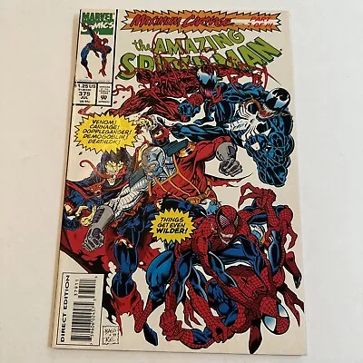 Buy Amazing Spider-Man # 379 | MAXIMUM CARNAGE ! VENOM ! Marvel Comics 1993 | NM • 3.88£