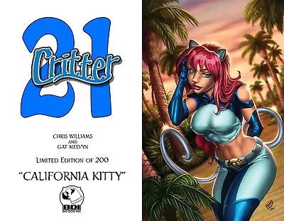 Buy Big Dog Ink Critter Catgirl Superhero #21 Chris Williams Variant Cover • 6.99£