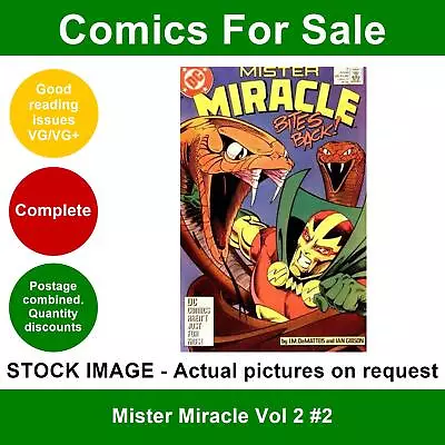 Buy DC Mister Miracle Vol 2 #2 Comic - VG/VG+ 01 February 1989 • 2.49£