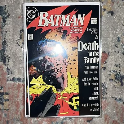 Buy Batman #428 Nm 1988 Death In The Family Part 3 Jason Todd Key • 23.33£