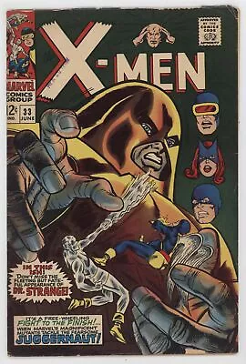 Buy Uncanny X-Men 33 Marvel 1967 VG Juggernaut Man Dr Strange Gil Kane John Romita • 68.34£