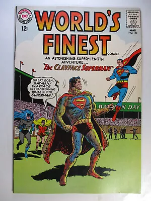 Buy World's Finest #140 Clayface Superman Batman Green Arrow, VF+, 8.5, White Pages • 58.25£