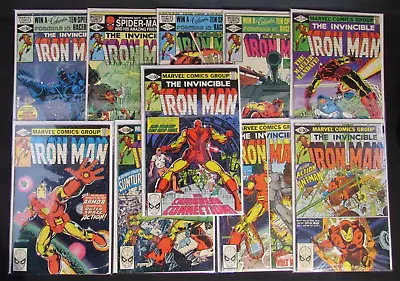 Buy Iron Man Lot (1980) #141, 142, 143, 144, 151, 152, 153, 154, 155, 156 PX789 • 27.14£