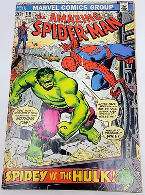 Buy Amazing Spider-man #119 Hulk Appearance *1973* 5.0* • 64.69£