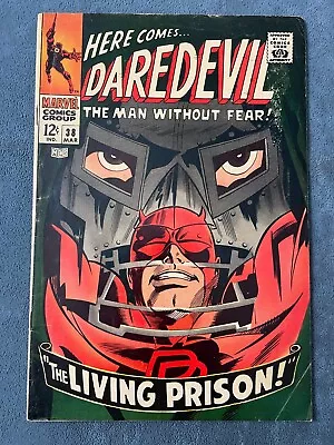 Buy Daredevil #38 1968 Marvel Comic Book Key Issue Dr Doom Cover Gene Colan VG/FN • 50.48£
