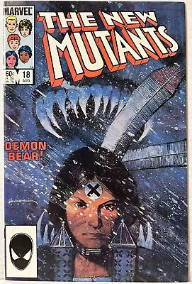 Buy NEW MUTANTS #18 (1984) 1st Full Demon Bear, 1st App New Warlock; Sienkiewicz VF • 7.76£