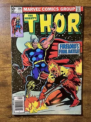 Buy Thor 306 Newsstand Keith Pollard Cover Marvel Comics 1981 Vintage • 2.29£