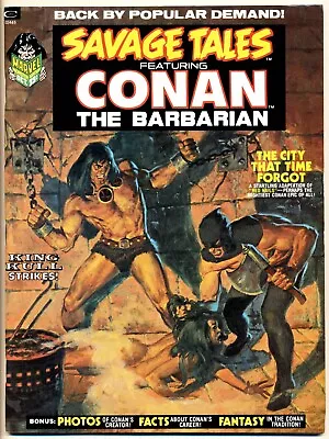 Buy SAVAGE TALES #2 VF, Barry Smith Conan, Marvel Comics Magazine 1973 • 31.12£