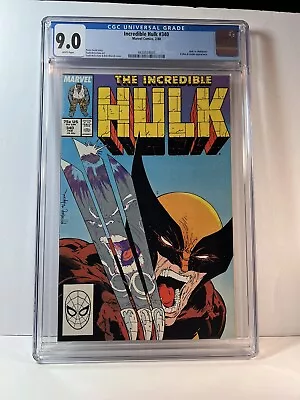 Buy The Incredible Hulk #340 CGC 9.0 Wolverine • 169.15£