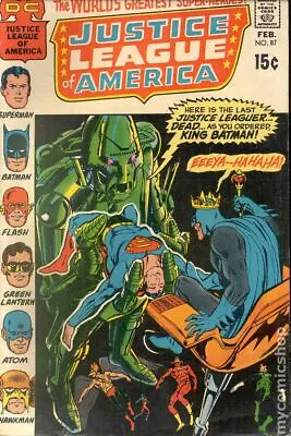 Buy Justice League Of America #87 VG/FN 5.0 1971 Stock Image • 14.37£